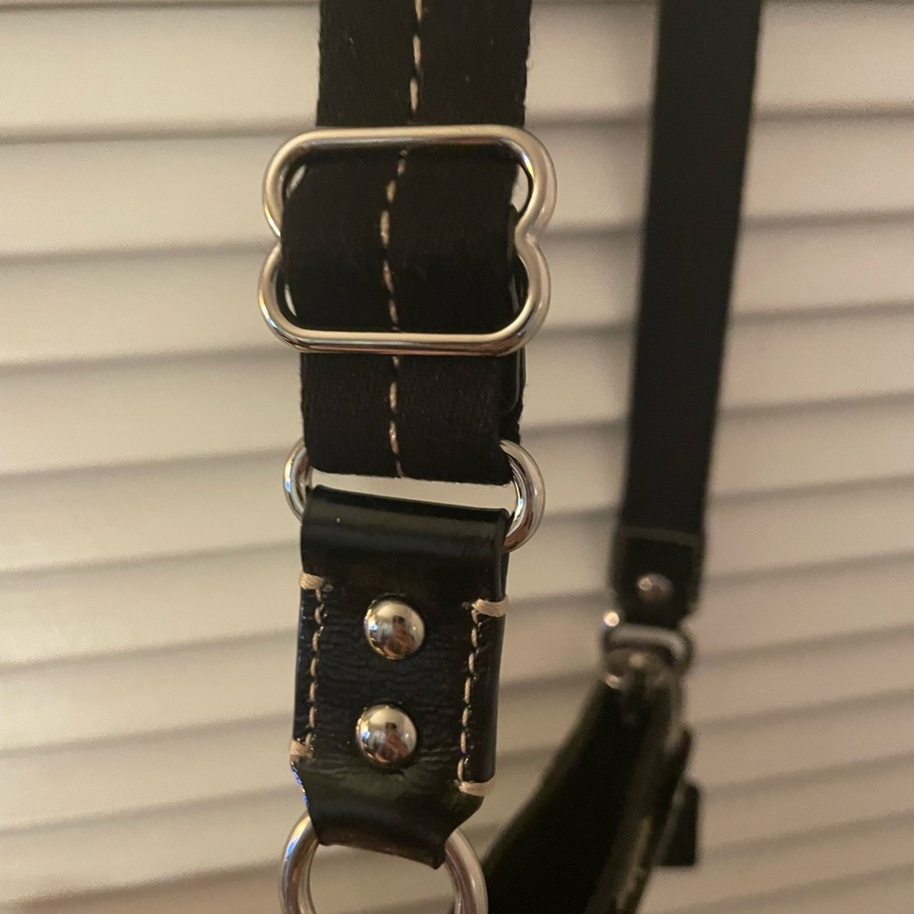 Coach Black and Gray Signature Crossbody Bag - Picture 5 of 7